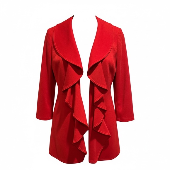 Calvin Klein Jackets & Blazers - ❤️ Calvin Klein Ruffled Collar Blazer | Size 8 ❤️